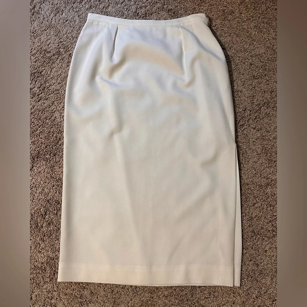 vintage ivory skirt